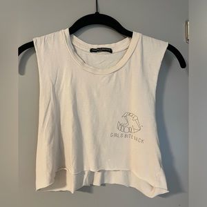 Brandy Melville cropped tee shirt/ tank top